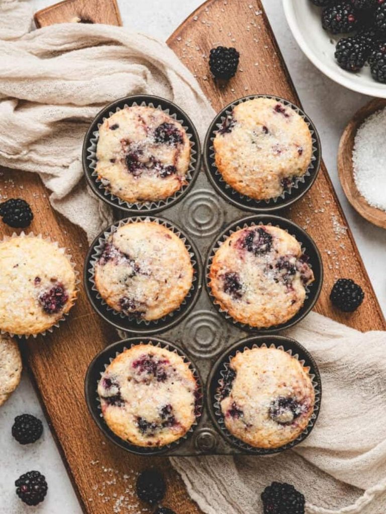 Fresh-Baked Blackberry Muffins