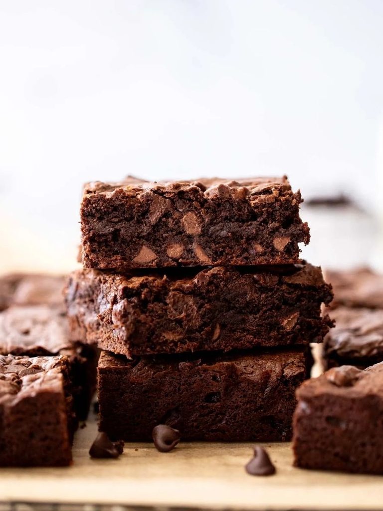 Classic Double Chocolate Fudge Brownies