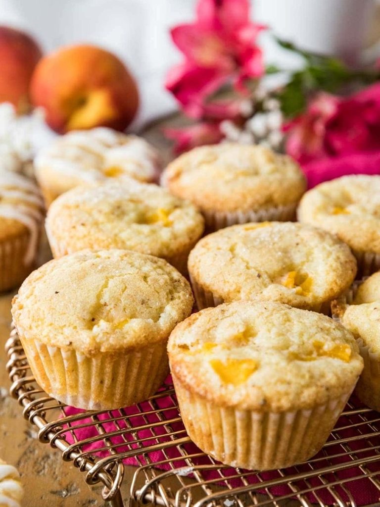 Buttery Peach Muffins for Any Morning